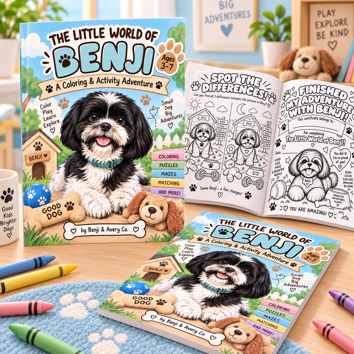 The Little World of Benji | Coloring & Activity Book | PRE-ORDER