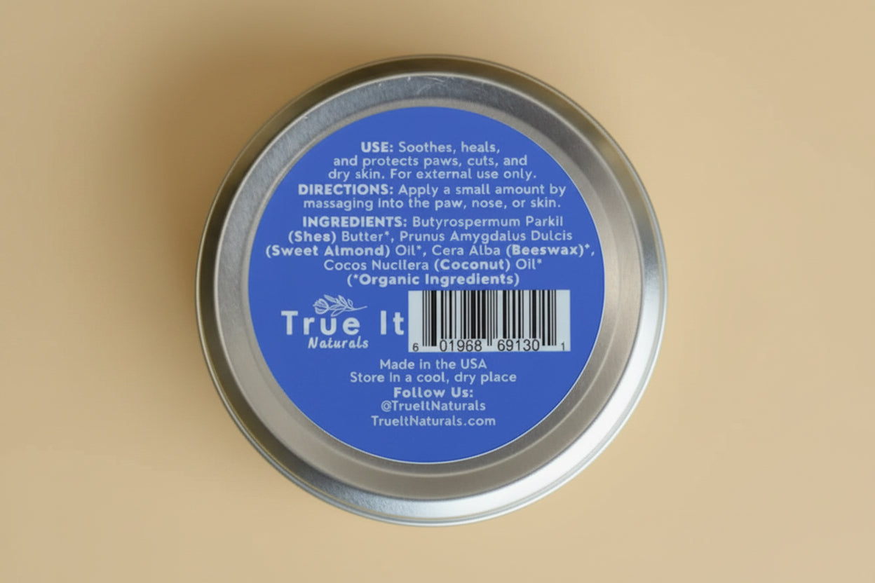 Bee Pawfect Dog Paw & Nose Salve by True It Naturals