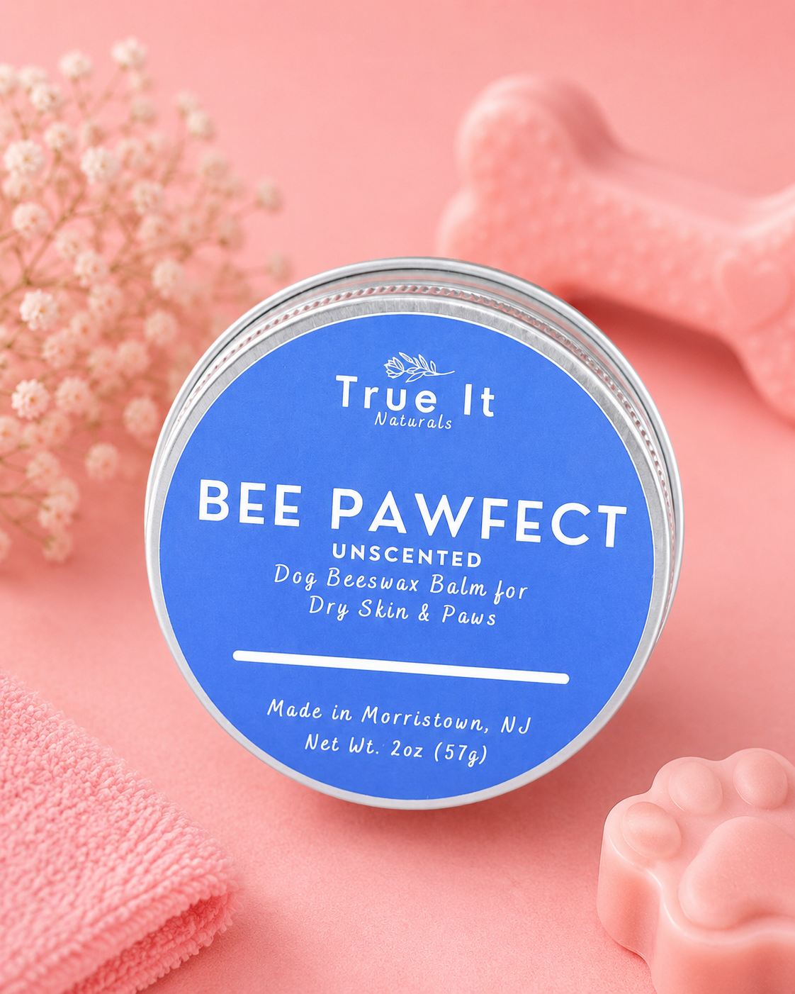 Bee Pawfect Dog Paw & Nose Salve by True It Naturals